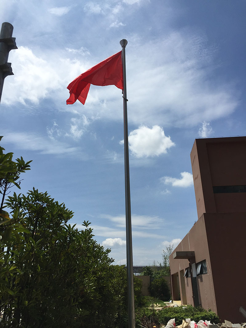 講話，國歌同步旗桿9