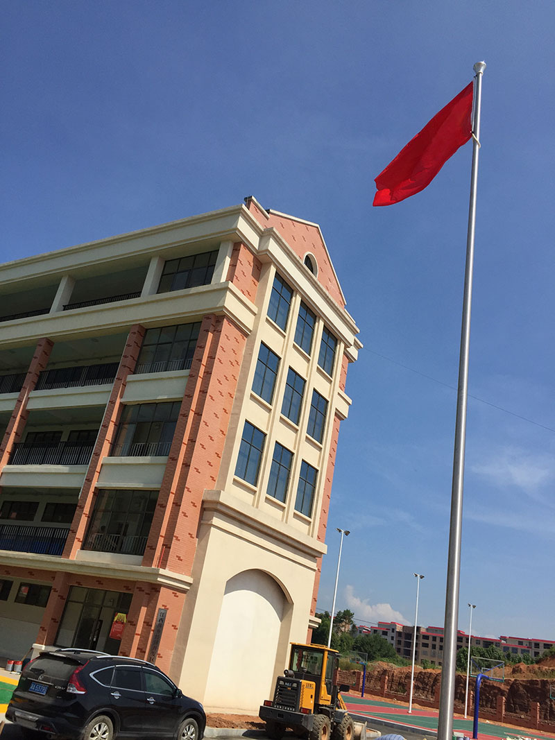 講話，國歌同步旗桿10